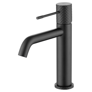 GENOVA MITIGEUR LAVABO SANS VIDAGE NOIR MAT