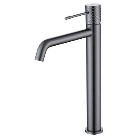 GENOVA MITIGEUR LAVABO HAUT SANS VIDAGE BLACK GUN METAL