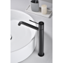 GENOVA MITIGEUR LAVABO HAUT SANS VIDAGE NOIR MAT