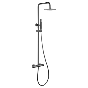 GENOVA COLONNE DE DOUCHE THERMOSTATIQUE BLACK GUN METAL