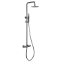 GENOVA COLONNE DE DOUCHE THERMOSTATIQUE BLACK GUN METAL