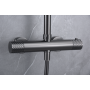 GENOVA COLONNE DE DOUCHE THERMOSTATIQUE BLACK GUN METAL