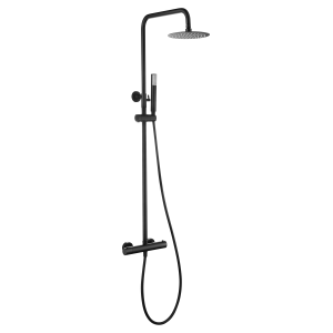 GENOVA COLONNE DE DOUCHE THERMOSTATIQUE NOIR MAT