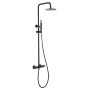 GENOVA COLONNE DE DOUCHE THERMOSTATIQUE NOIR MAT