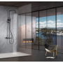 GENOVA COLONNE DE DOUCHE THERMOSTATIQUE NOIR MAT