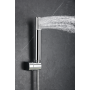 GENOVA MITIGEUR THERMOSTATIQUE EXTÉRIEUR POUR BAIGNOIRE AVEC KIT DOUCHE BLACK GUN METAL