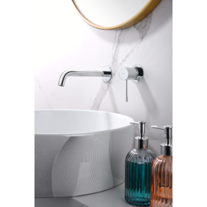 GENOVA MITIGEUR LAVABO MURAL SANS VIDAGE CHROME