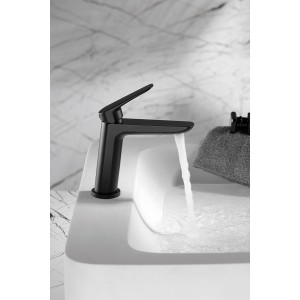 BELGICA MITIGEUR LAVABO SANS VIDAGE NOIR