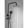 BELGICA COLONNE DE DOUCHE MÉCANIQUE FINITION NOIR MAT