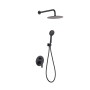 BELGICA KIT DE DOUCHE SOFFIONE AVEC MITIGEUR AVEC DÉVIATEUR + DOUCHETTE NOIR MAT