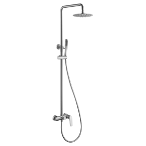 COLONNE DE DOUCHE MONOCOMMANDE EN ACIER INOXYDABLE. S.316 SÉRIE DELOS