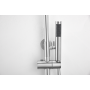 COLONNE DE DOUCHE MONOCOMMANDE EN ACIER INOXYDABLE. S.316 SÉRIE DELOS