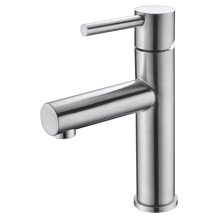 MOSCU MITIGEUR LAVABO MONOCOMMANDE ACIER INOXYDABLE S.316 SANS VIDAGE