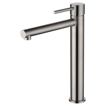 MOSCU MITIGEUR LAVABO HAUT MONOCOMMANDE ACIER INOXYDABLE S.316 SANS VIDAGE