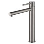 MOSCU MITIGEUR LAVABO HAUT MONOCOMMANDE ACIER INOXYDABLE S.316 SANS VIDAGE