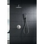 MOSCU KIT DOUCHE SOFFIONE AVEC MITIGEUR THERMOSTATIQUE À 2 VOIES + DOUCHETTE ACIER INOXYDABLE S.316