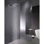RODAS KIT DE DOUCHE ENCASTRÉ THERMOSTATIQUE CHROME AVEC SOFFIONE EN CASCADE + DOUCHETTE
