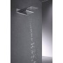 RODAS KIT DE DOUCHE ENCASTRÉ THERMOSTATIQUE CHROME AVEC SOFFIONE EN CASCADE + DOUCHETTE