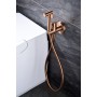 MUNICH BIDET AVEC MITIGEUR EAU CHAUDE ET FROIDE OR ROSE BROSSÉ