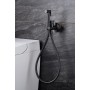 MUNICH BIDET AVEC DOUCHETTE ET MITIGEUR EAU CHAUDE ET FROIDE BLACK GUN METAL