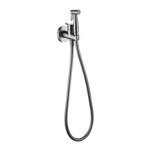 MUNICH BIDET AVEC MITIGEUR D'EAU CHAUDE ET FROIDE NICKEL BROSSÉ