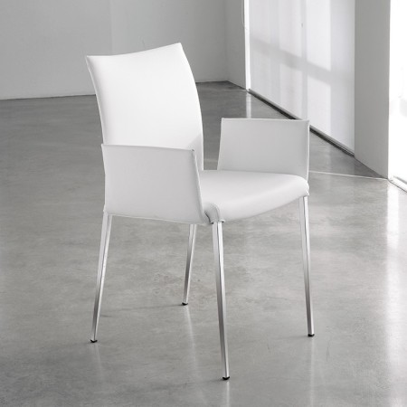 SEDIA ANNA CON BRACCIOLI 54x55x87h