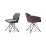 SEDIA GIREVOLE FLAMINIA 57x61x83h - SANS ACCOUDOIRS