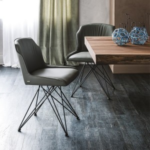 SEDIA GIREVOLE FLAMINIA 57x61x83h - SANS ACCOUDOIRS