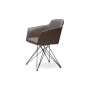 SEDIA GIREVOLE FLAMINIA 67x61x83h - AVEC ACCOUDOIRS