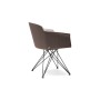 SEDIA GIREVOLE FLAMINIA 67x61x83h - AVEC ACCOUDOIRS