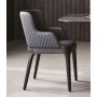 SEDIA MAGDA COUTURE 53x55x81h - AVEC ACCOUDOIRS