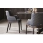 SEDIA MAGDA COUTURE 53x55x81h - AVEC ACCOUDOIRS