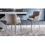 SEDIA MAGDA ML COUTURE  53x59x81h - AVEC ACCOUDOIRS