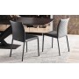 SEDIA NORMA COUTURE 47x55x87h- SANS ACCOUDOIRS