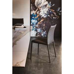 SEDIA NORMA COUTURE 47x55x87h- SANS ACCOUDOIRS