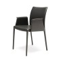 SEDIA NORMA COUTURE 60x55x87h - AVEC ACCOUDOIRS