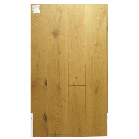 PRÉFINI CHÊNE BRUN VERNIS UV 10mm LARGEUR 150mm LONGUEUR 1900mm