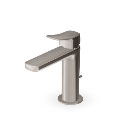 BRIM MITIGEUR LAVABO AVEC VIDAGE NICKEL BROSSÉ