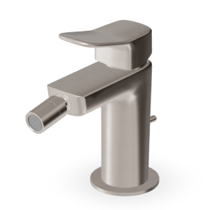 BRIM MITIGEUR BIDET AVEC VIDAGE NICKEL BROSSÉ