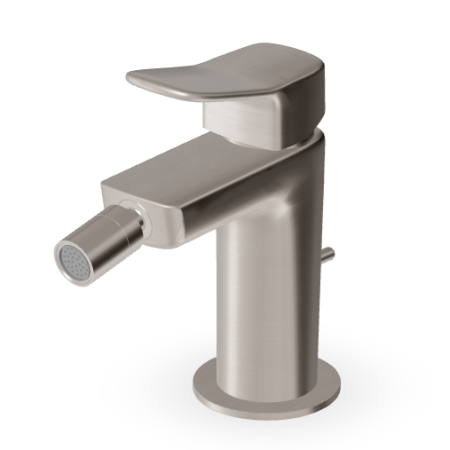 BRIM MITIGEUR BIDET AVEC VIDAGE NICKEL BROSSÉ