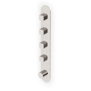 BRIM MITIGEUR THERMOSTATIQUE DOUCHE AVEC 4 ROBINETS D'ARRÊT NICKEL BROSSÉ