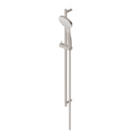 BRIM ENSEMBLE DE BARRE MURALE POUR DOUCHE NICKEL BROSSÉ