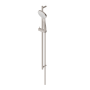 BRIM ENSEMBLE DE BARRE MURALE POUR DOUCHE NICKEL BROSSÉ