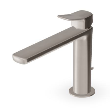 BRIM MITIGEUR LAVABO AVEC VIDAGE NICKEL BROSSÉ