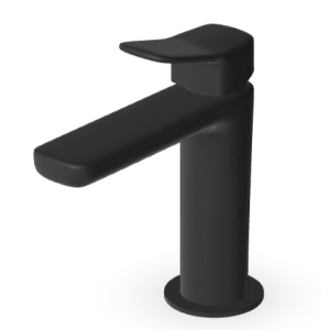 BRIM MITIGEUR LAVABO SANS VIDAGE NOIR MAT EMBOSSÉ