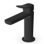 BRIM MITIGEUR LAVABO SANS VIDAGE NOIR MAT EMBOSSÉ