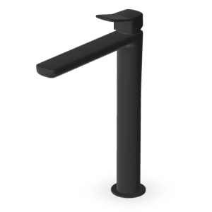 BRIM MITIGEUR LAVABO SANS VIDAGE NOIR MAT EMBOSSÉ