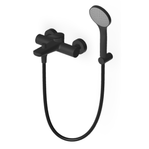 BRIM MITIGEUR BAIN-DOUCHE NOIR MAT EMBOSSÉ