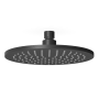BRIM SOFFIONE À JET FIXE Ø200MM NOIR MAT EMBOSSÉ