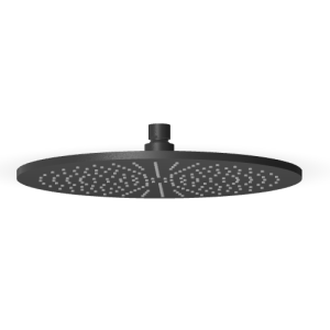 BRIM SOFFIONE À JET FIXE Ø300MM NOIR MAT EMBOSSÉ